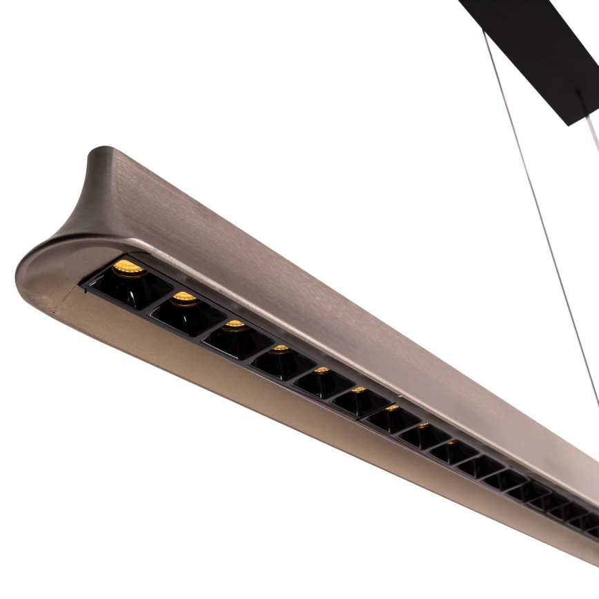 MAXLIGHT P0595 - LED ljusreglerad ljuskrona på textilsladd JO-JO LED/38W/230V 2700/4500/5500K antracit