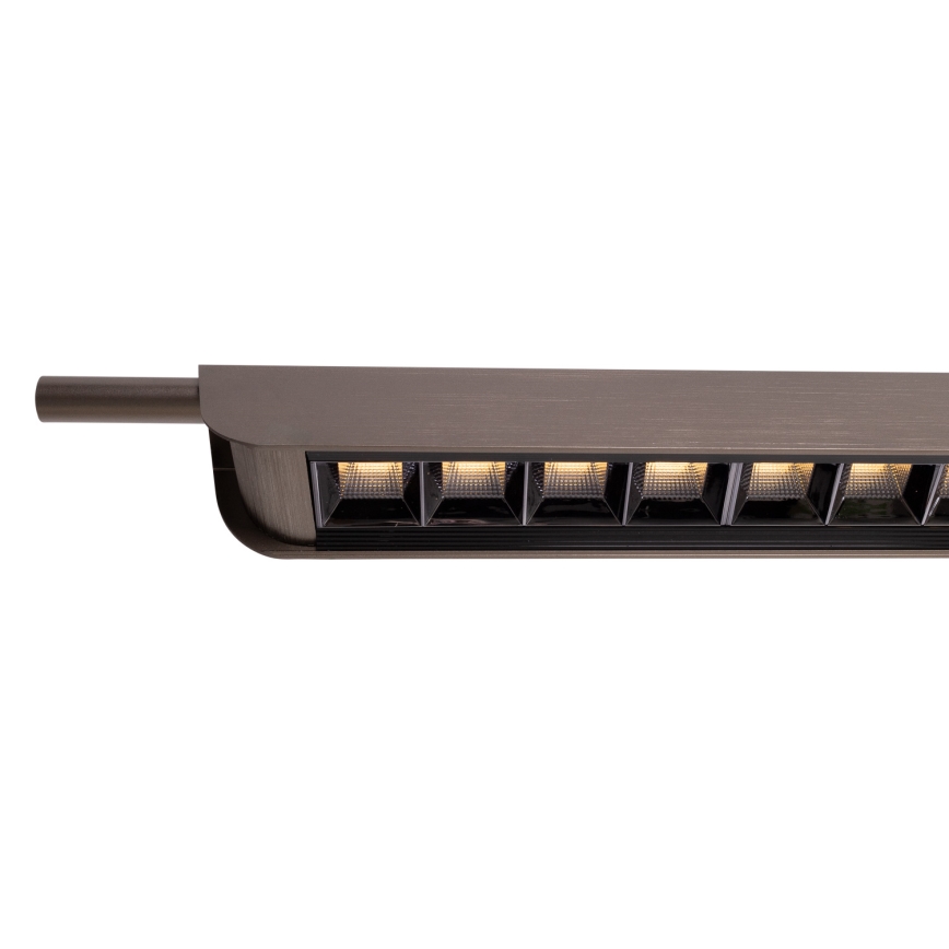 MAXLIGHT P0597 - LED ljusreglerad ljuskrona på textilsladd JO-JO LED/40W/230V 2700/4500/5500K antracit
