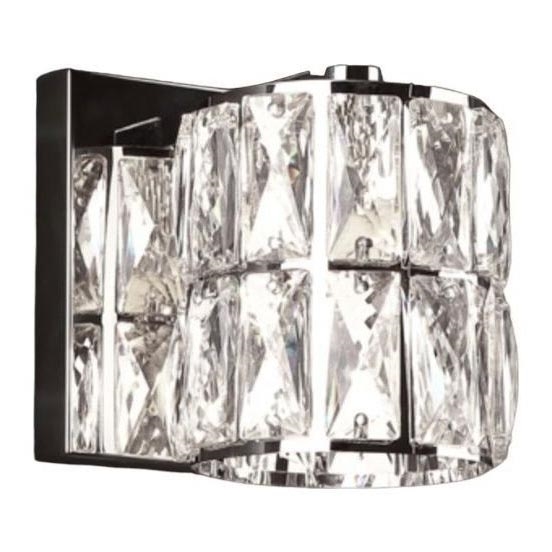 MAXLIGHT W0205 - Vägglampa DIAMANTE 1xG9/42W/230V skinande krom