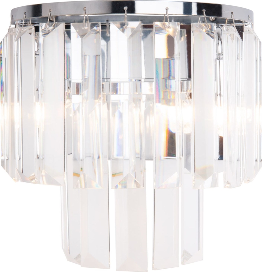 MAXLIGHT W0209 - Vägglampa MONACO 2xG9/40W/230V skinande krom