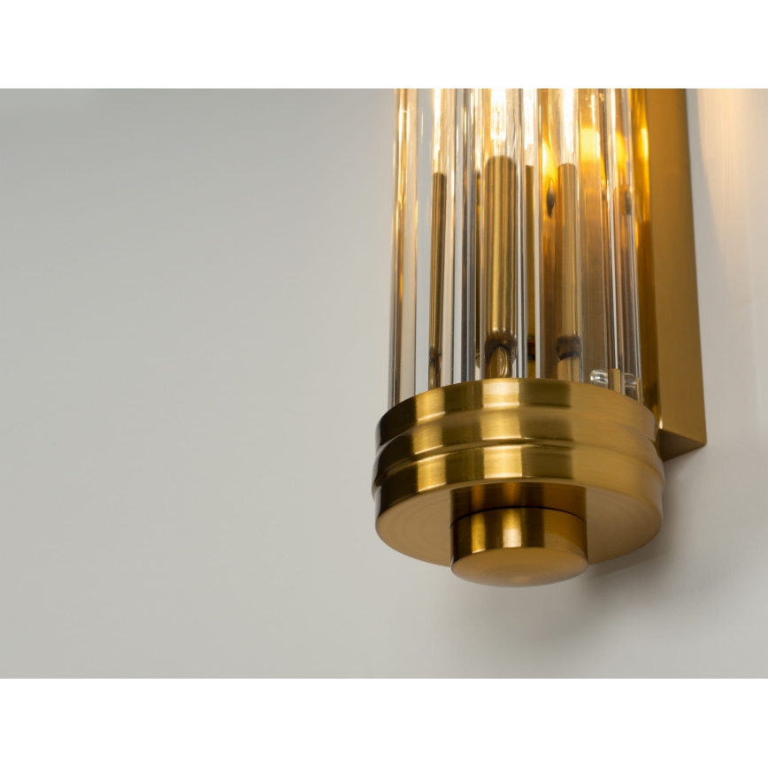 MAXLIGHT W0240 - Vägglampa FLORENCE 2xE14/40W/230V guld