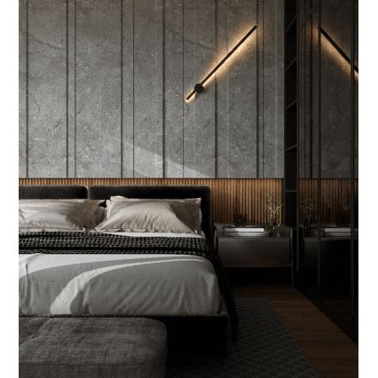 MAXLIGHT W0267 - LED vägglampa för utomhusbruk SPINDEL LED/8,4W/230V IP44 svart