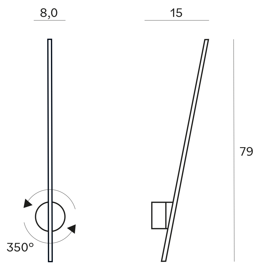 MAXLIGHT W0297 - LED vägglampa för utomhusbruk SPINDEL LED/8,4W/230V IP44 guld