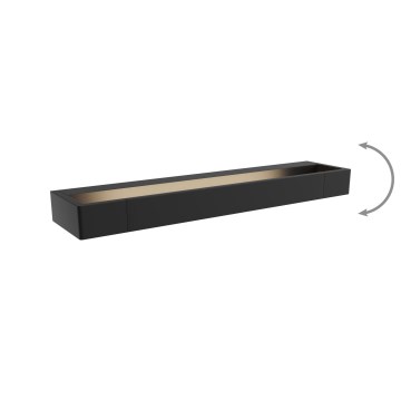 MAXLIGHT W0307 - LED Vägglampa för badrum FLINK LED/12W/230V 45 cm IP44 svart