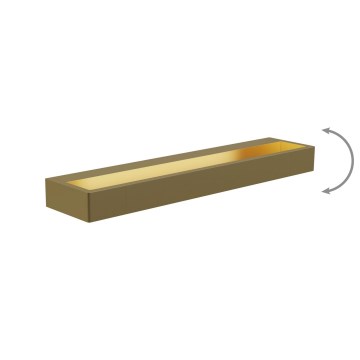 MAXLIGHT W0318 - LED Vägglampa för badrum FLINK LED/12W/230V 45 cm IP44 guld