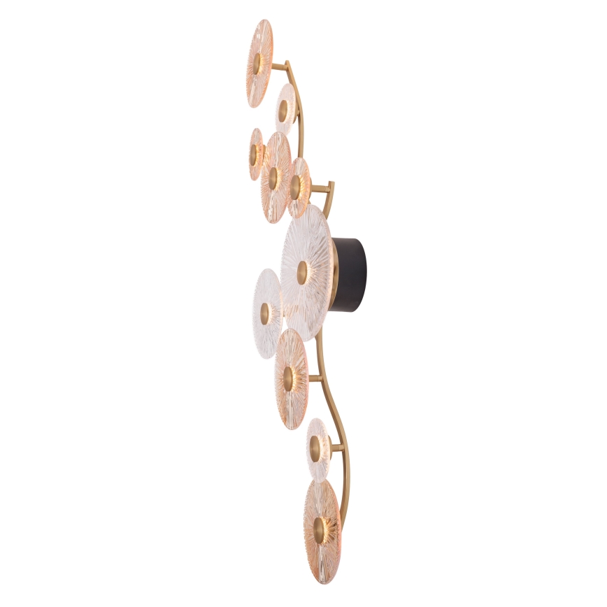 MAXLIGHT W0354 - LED väggbelysning ALLURE 10xLED/4,3W/230V guld