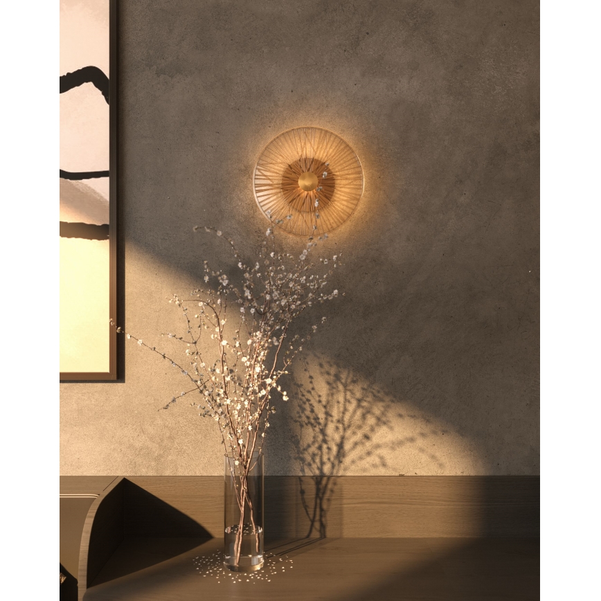 MAXLIGHT W0355 - LED väggbelysning ALLURE LED/5W/230V diameter 28 cm guld