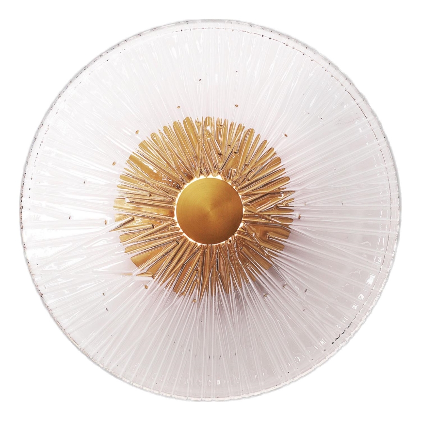 MAXLIGHT W0356 - LED väggbelysning ALLURE LED/5W/230V diameter 28 cm guld/genomskinlig