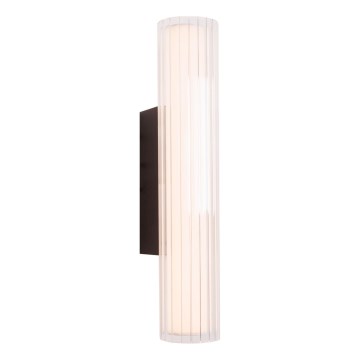 MAXLIGHT W0363 - LED Vägglampa för badrum FAYETTE LED/6W/230V 31 cm IP44 svart