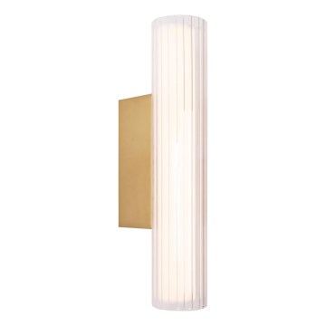 MAXLIGHT W0364 - LED Vägglampa för badrum FAYETTE LED/6W/230V 31 cm IP44 guld