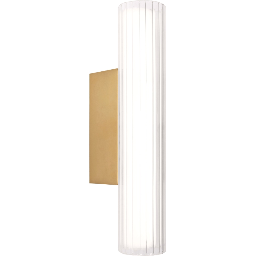 MAXLIGHT W0364 - LED Vägglampa för badrum FAYETTE LED/6W/230V 31 cm IP44 guld