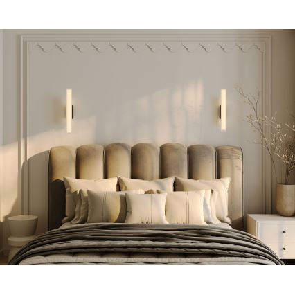 MAXLIGHT W0365 - LED Vägglampa för badrum FAYETTE LED/12W/230V 61 cm IP44 svart