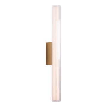 MAXLIGHT W0366 - LED Vägglampa för badrum FAYETTE LED/12W/230V 61 cm IP44 guld