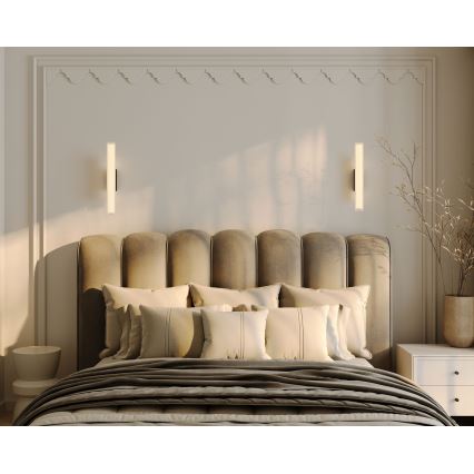 MAXLIGHT W0366 - LED Vägglampa för badrum FAYETTE LED/12W/230V 61 cm IP44 guld