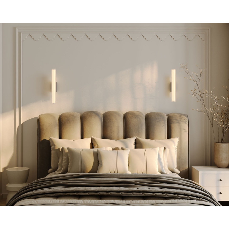 MAXLIGHT W0366 - LED Vägglampa för badrum FAYETTE LED/12W/230V 61 cm IP44 guld