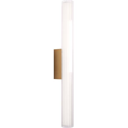 MAXLIGHT W0366 - LED Vägglampa för badrum FAYETTE LED/12W/230V 61 cm IP44 guld