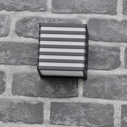 LED Utomhus Vägglampa MAXWELL LED/10W/230V IP54 antracit