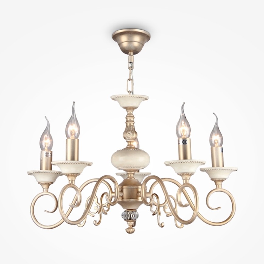 Maytoni ARM337-05-R - Ljuskrona på kedja PERLA 5xE14/60W/230V