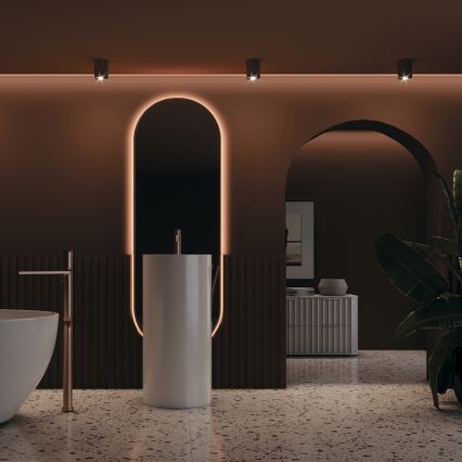 Maytoni C012CL-01B - Spotlight SLIM 1xGU10/50W/230V svart