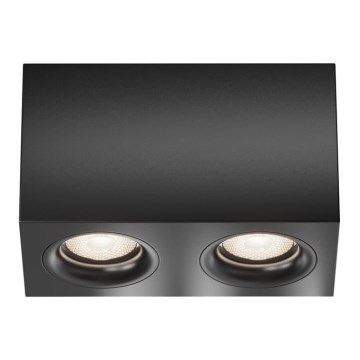 Maytoni C013CL-02B - Spotlight SLIM 2xGU10/50W/230V svart