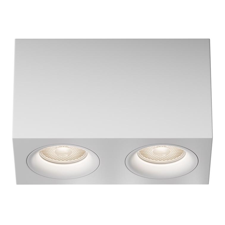 Maytoni C013CL-02W - Spotlight SLIM 2xGU10/50W/230V vit