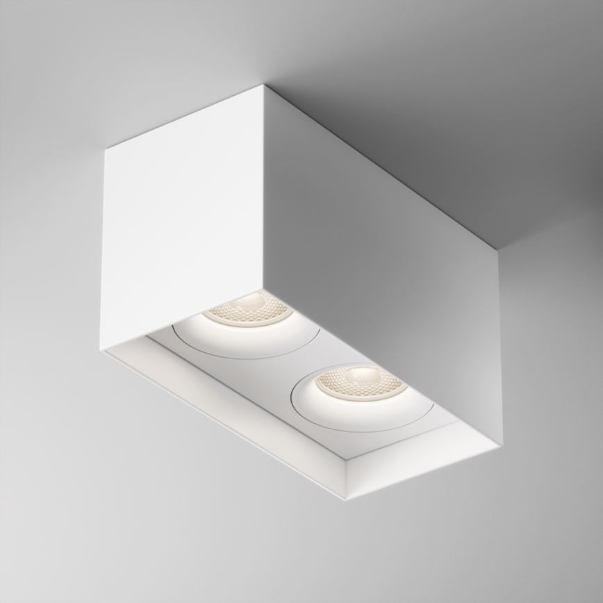 Maytoni C015CL-02W - Spotlight SLIM 2xGU10/50W/230V vit