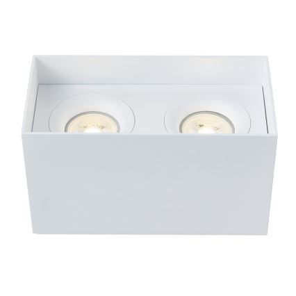 Maytoni C015CL-02W - Spotlight SLIM 2xGU10/50W/230V vit