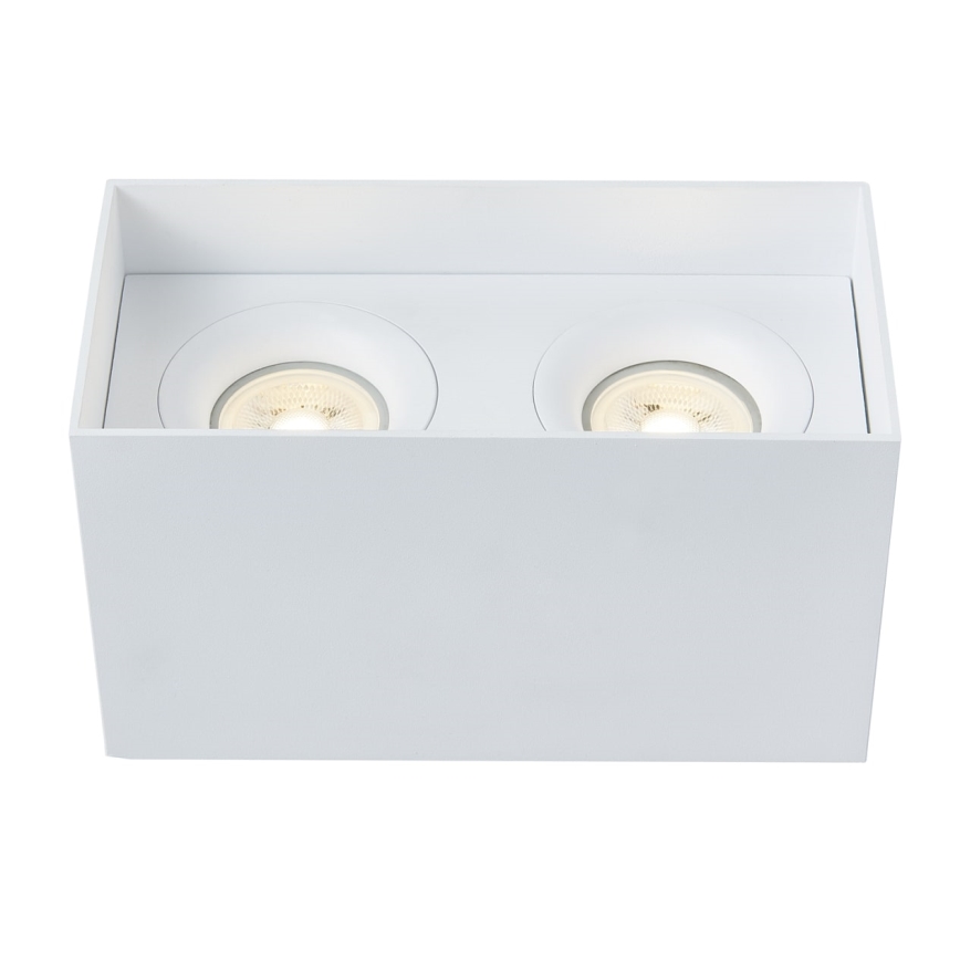Maytoni C015CL-02W - Spotlight SLIM 2xGU10/50W/230V vit