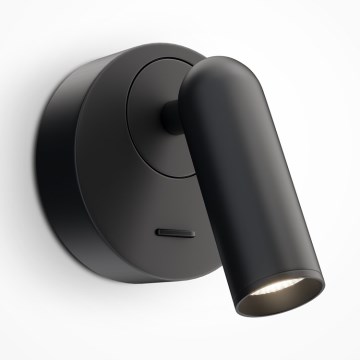 Maytoni C038WL-L3B3K - LED väggbelysning MIRAX LED/3W/230V 3000K svart