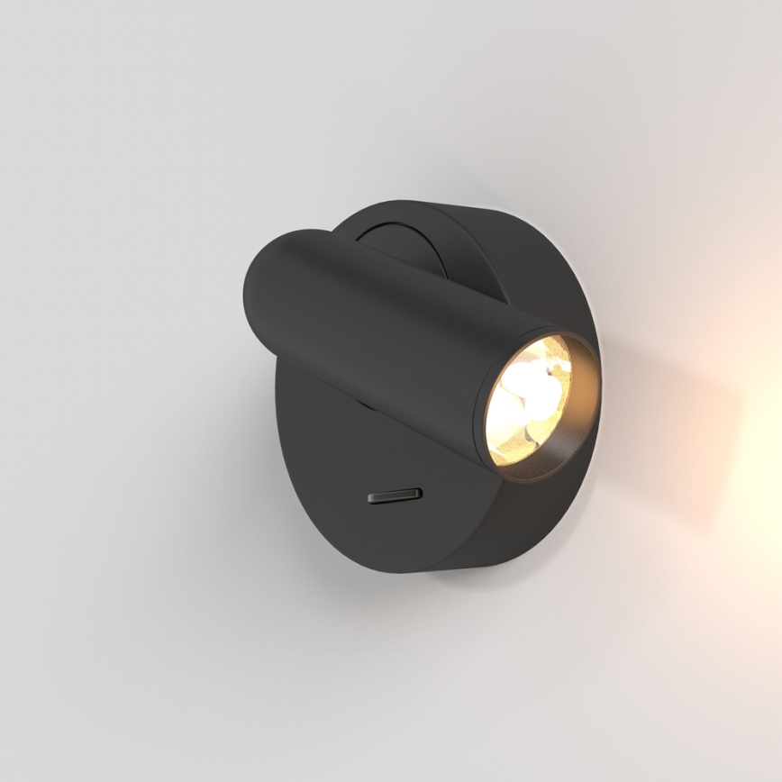 Maytoni C038WL-L3B3K - LED väggbelysning MIRAX LED/3W/230V 3000K svart