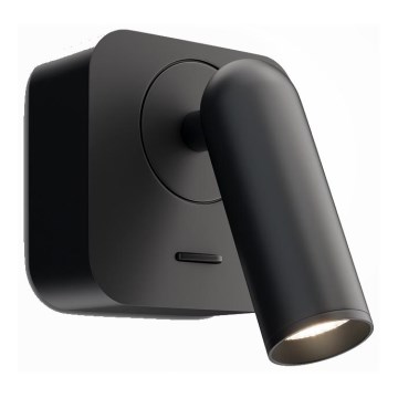 Maytoni C039WL-L3B3K - LED väggspotlight MIRAX LED/3W/230V svart