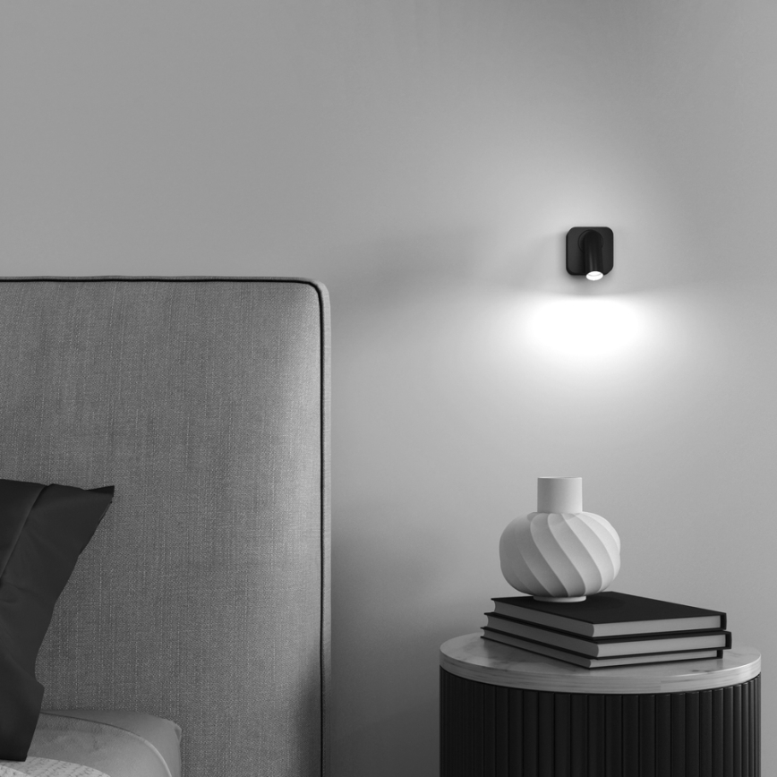 Maytoni C039WL-L3B3K - LED väggspotlight MIRAX LED/3W/230V svart