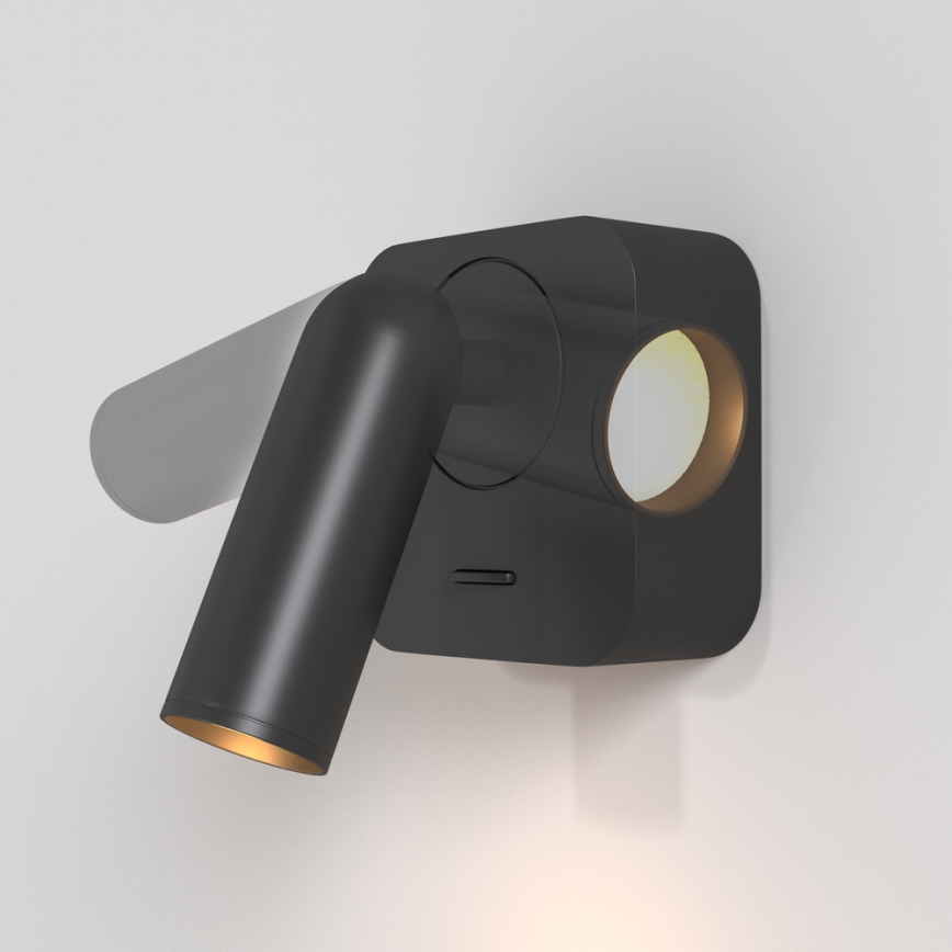 Maytoni C039WL-L3B3K - LED väggspotlight MIRAX LED/3W/230V svart