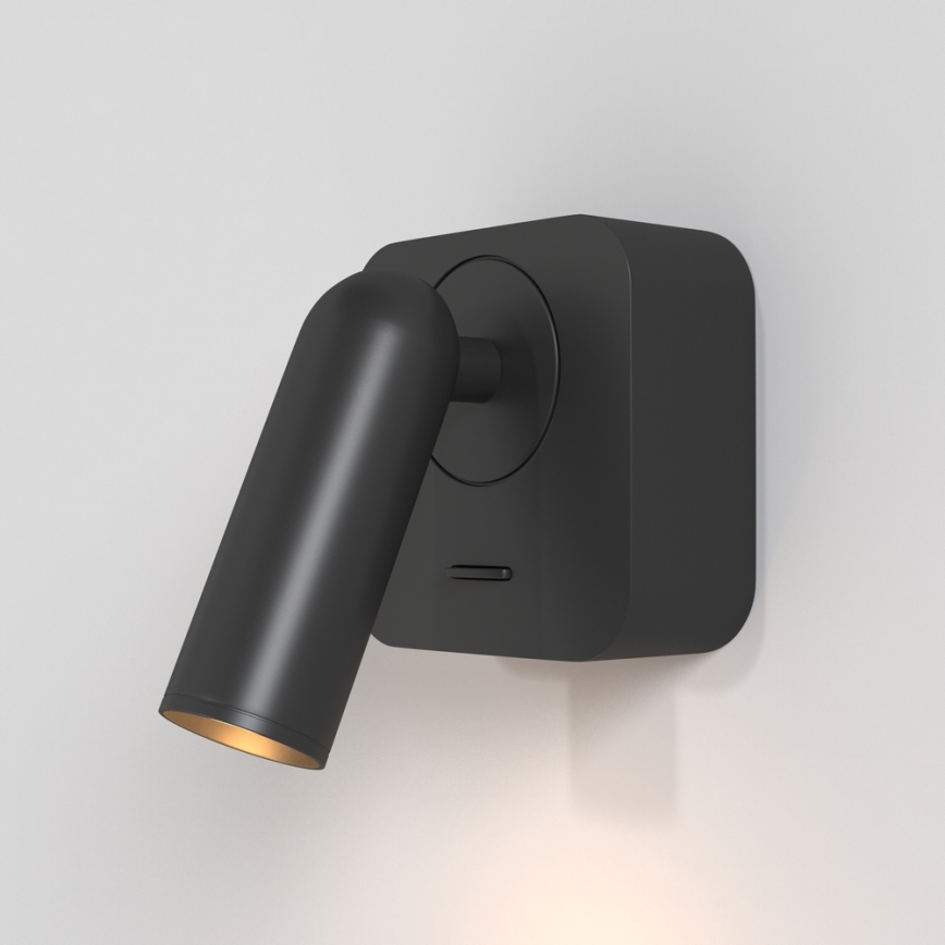 Maytoni C039WL-L3B3K - LED väggspotlight MIRAX LED/3W/230V svart