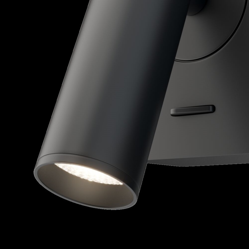 Maytoni C039WL-L3B3K - LED väggspotlight MIRAX LED/3W/230V svart