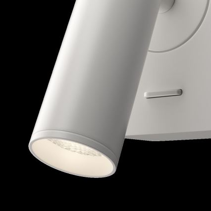 Maytoni C039WL-L3W3K - LED väggspotlight MIRAX LED/3W/230V svart