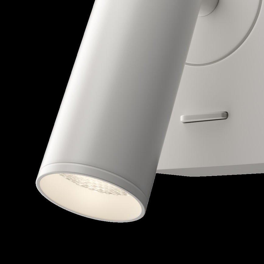 Maytoni C039WL-L3W3K - LED väggspotlight MIRAX LED/3W/230V svart