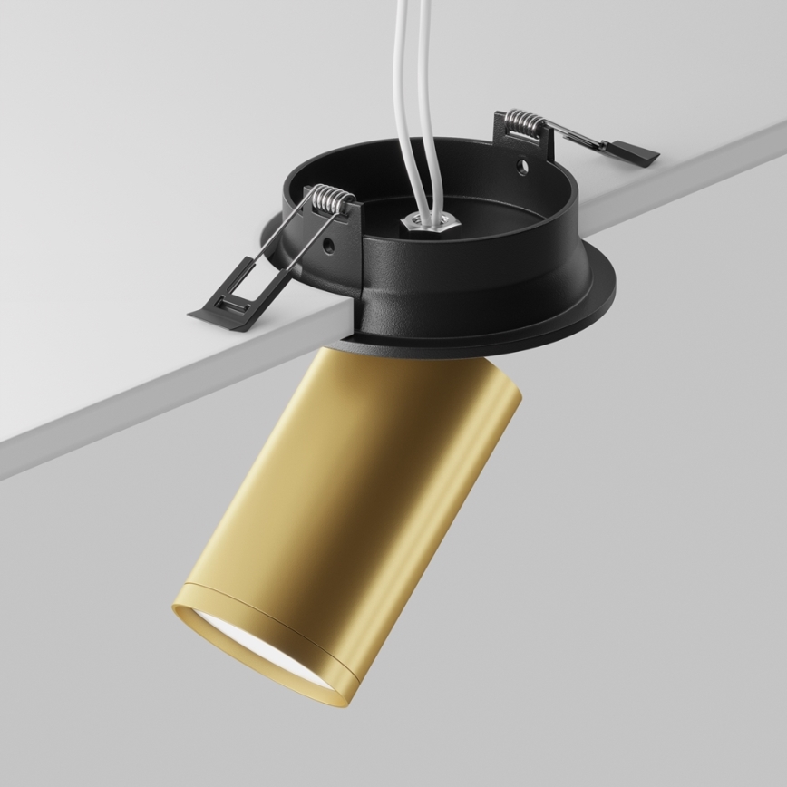 Maytoni C048CL-U-1BMG - Infälld spotlight FOCUS 1xGU10/10W/230V guld
