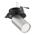 Maytoni C048CL-U-1BS - Infälld spotlight FOCUS 1xGU10/10W/230V matt krom