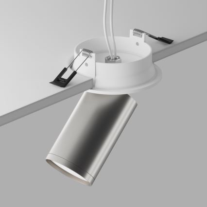 Maytoni C048CL-U-1WS - Infälld spotlight FOCUS 1xGU10/10W/230V skinande krom