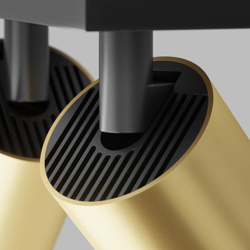 Maytoni C051CL-U-02BMG - Spotlight FOCUS 2xGU10/10W/230V guld/svart