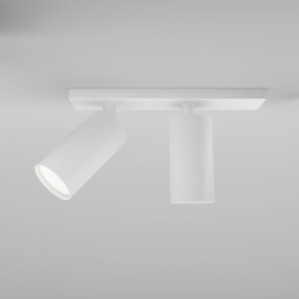 Maytoni C051CL-U-2W - Spotlampa FOCUS 2xGU10/10W/230V vit