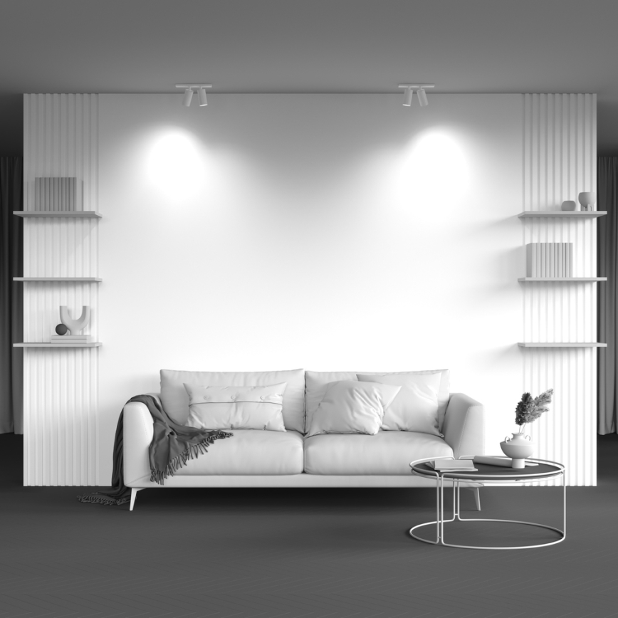 Maytoni C051CL-U-2W - Spotlight FOCUS 2xGU10/10W/230V vit/svart