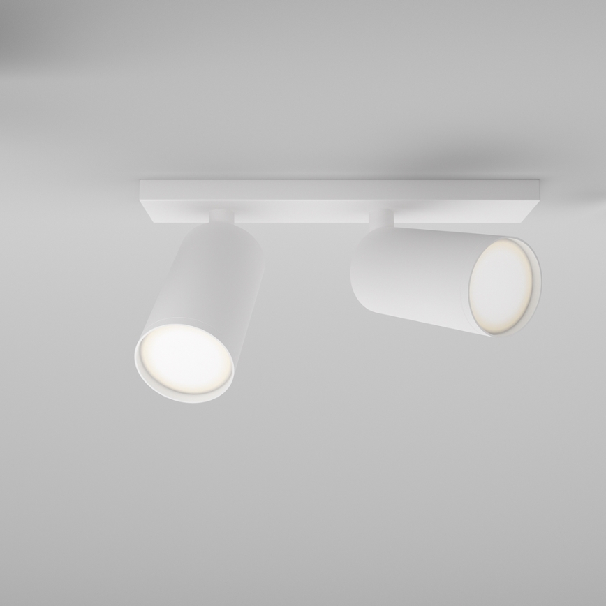Maytoni C051CL-U-2W - Spotlight FOCUS 2xGU10/10W/230V vit/svart