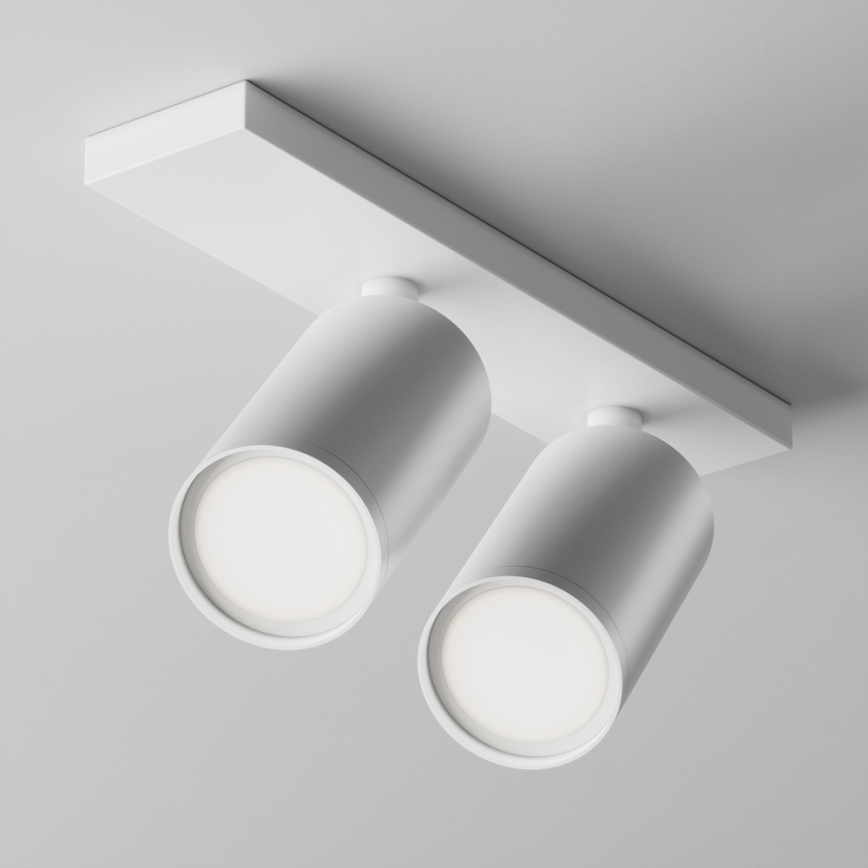 Maytoni C051CL-U-2W - Spotlight FOCUS 2xGU10/10W/230V vit/svart