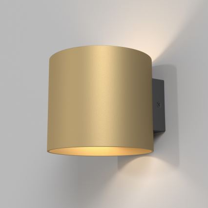 Maytoni C066WL-01MG - Vägglampa ROND 1xG9/50W/230V guld