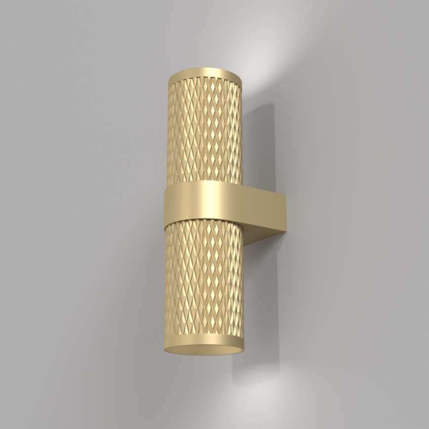 Maytoni C069WL-02MG - Väggspotlight FOCUS 2xGU10/7W/230V guld