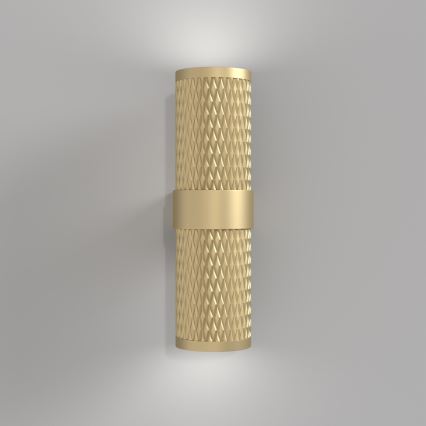 Maytoni C069WL-02MG - Väggspotlight FOCUS 2xGU10/7W/230V guld
