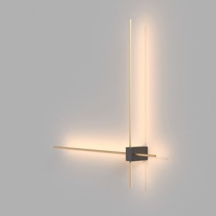 Maytoni C070WL-L12GB3K - LED väggbelysning PARS LED/12W/230V CRI 90 svart