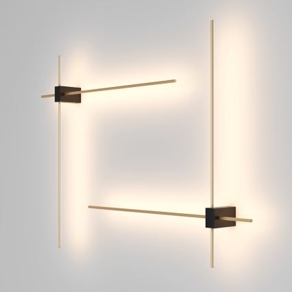 Maytoni C070WL-L12GB3K - LED väggbelysning PARS LED/12W/230V CRI 90 svart
